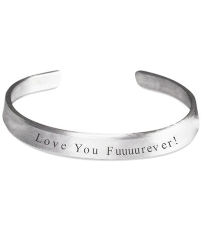 love you fuuurever bracelet for cat moms