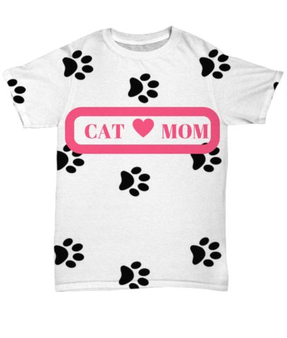 cat mom shirt for workout yoga fitness